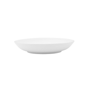 106-5304617 9" Round Lola Coupe Deep Plate - Bone China, White