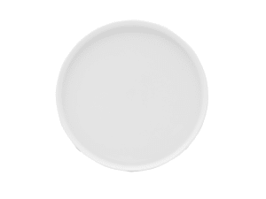 106-5304697 9 3/5 Round Lola Plate - Bone China, White