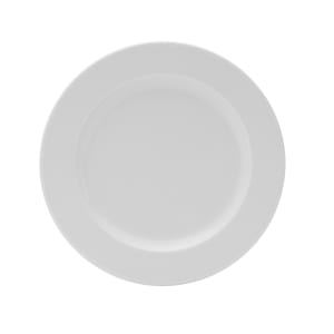 106-5302625 7" Round Galleria Plate - Porcelain, White
