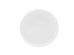 106-5307016 6 1/10" Round Lola Saucer - Bone China, White