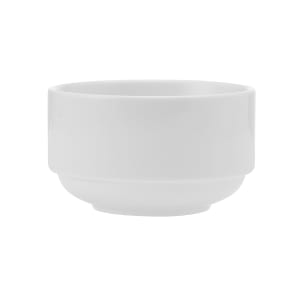 106-5305720 9 1/2 oz Round Bistro Soup Bowl - Porcelain, White