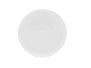 106-5307018 6 1/10" Round Lola Saucer - Bone China, White