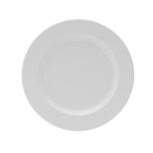 106-5302609 8" Round Galleria Plate - Porcelain, White