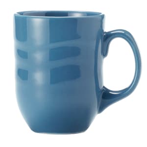 024-903032004 10 oz Mug w/ Cantina Carved Pattern & Shape, Flint Body, Blueberry