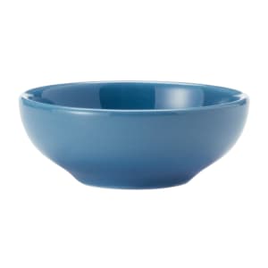 024-903043002 5 oz Round Salsa Bowl w/ Cantina Uncarved Pattern & Shape, Flint Body, Blueberry