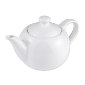 024-905356903 14 oz Royal Rideau Tea Pot - Knob Lid, Loop Handle, White