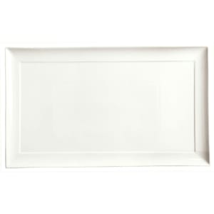 024-905356991 20-1/4" x 12-1/8" Rectangular Slenda Tray - Porcelain, White Royal Rideau™
