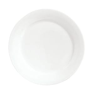 024-911190001 10 1/2" Round Dinner Plate, International Pattern & Shape, Ultra White Bon...