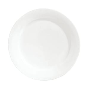 024-911190003 6 1/2" Round Dessert Plate, International Pattern & Shape, Ultra White Bon...