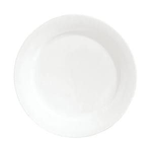 024-911190004 9 1/4" Round Soup Plate, International Pattern & Shape, Ultra White Bone C...