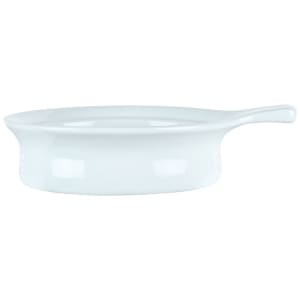 024-911194801 10 oz Round Chef's Selection™ Casserole Dish - Porcelain, Aluma White™