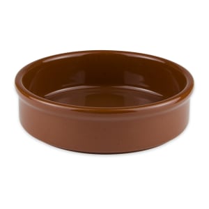 024-922229905 20 oz Round Terracotta Cazuela Bowl - Brown