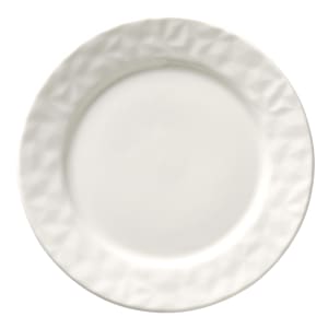 024-988001118 6 3/8" Round Status Plate - Porcelain, White
