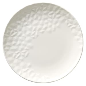 024-988001036 8 1/2" Round Status Plate - Porcelain, White