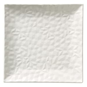 024-988001158 10 1/8" Square Status Plate - Porcelain, White