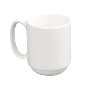 024-999023300 8 1/2 oz Porcelain Coffee Mug, Lunar White