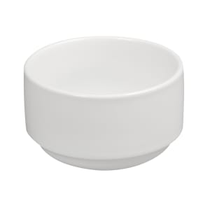 024-999023705 9 oz Round Constellation Bouillon - Porcelain, Lunar White