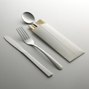 192-193SETKFB 3 Piece Flatware Kit w/ Fork, Knife, Spoon, & Napkin