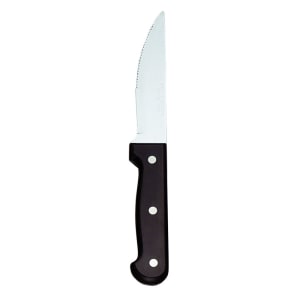 192-2012692 9 3/4" Steak Knife w/ Black Bakelite Handle, Chop House