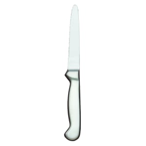 192-1952482 9" Round Tip Steak Knife w/ Hollow Handle, Stainless, Slim Radiant