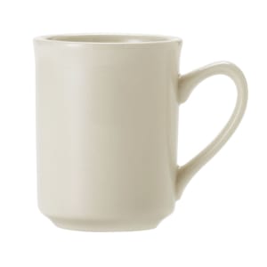 192-740901080 8 oz Porcelana Delmonico Mug - Porcelain, Cream White