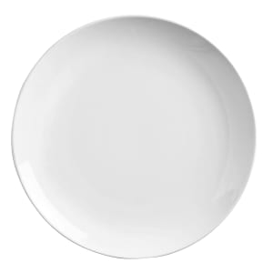 192-840410C 6 1/2" Round Porcelain Plate, Coupe, Bright White, Porcelana