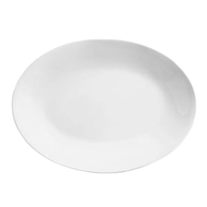 192-840520R8 6 1/4" Oval Coupe Platter, Bright White, Porcelana