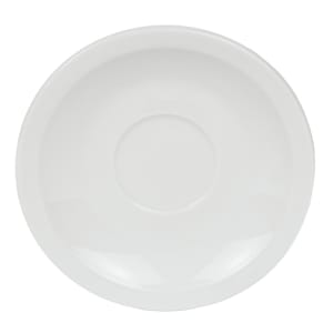 192-840245107 4 3/4" Round Porcelana™ Demitasse Saucer - Porcelain, Bright White