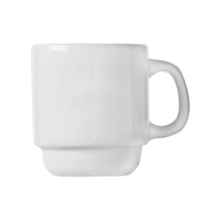 Rustic White 34cl Cappuccino Cup, Stonecast
