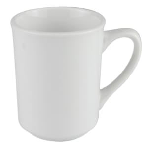 192-840125002 8 1/2 oz Porcelain Mug w/ Rolled Edge, Bright White, Porcelana