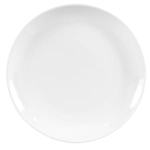 192-840425C 9" Round Porcelain Plate, Coupe, Bright White, Porcelana