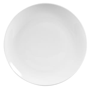 192-840438C 10 1/2" Round Porcelain Plate, Coupe, Bright White, Porcelana