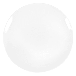 192-840445C 12 1/4" Round Porcelain Plate, Coupe, Bright White, Porcelana
