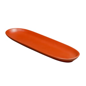 192-DRI11C 13 1/4" x 4" Oblong Driftstone Tray - Porcelain, Clay