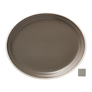 192-ENG8C 12 3/16" x 10 1/8" Oval Englewood Platter - Porcelain, Mint Cream