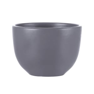 192-DRI9O 10 oz Round Driftstone Bouillon Bowl - Porcelain, Onyx