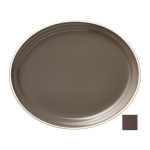 192-ENG8M 12 3/16" x 10 1/8" Oval Englewood Platter - Porcelain, Mulberry