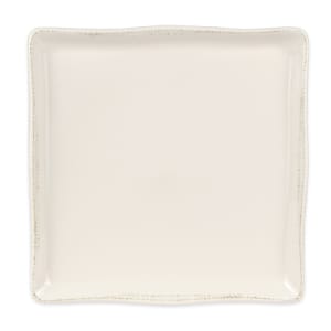 192-FH1010 10" Square Farmhouse Tray - Porcelain, Cream White