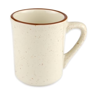 192-DSD17 Desert Sand Mug - Speckled, (1) Brown Bands