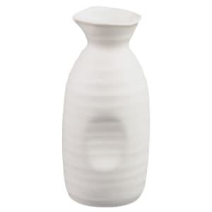 192-RS9 11 oz Miyagi Sake Bottle, Ceramic, Off-White