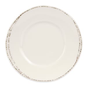 192-FH500 6 3/8" Round Plate - Ceramic, Cream White, Wide Rim