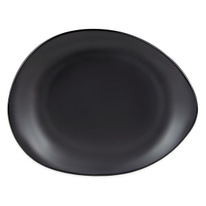 192-DRI15OME 14 1/8" x 11 1/4" Oval Driftstone Platter - Melamine, Onyx