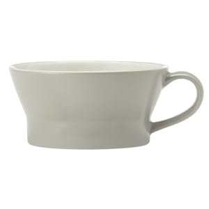 192-ENG13C 12 1/2 oz Round Englewood Handled Bowl/Mug - Porcelain, Mint Cream