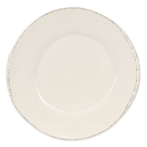 192-FH504 12" Round Plate -  Wide Rim, Cream White, Ceramic
