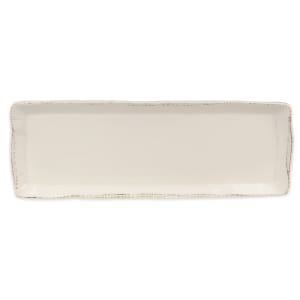 192-FH529 16" x 5 3/4" Rectangular Farmhouse Tray - Porcelain, Cream White