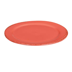 192-FH602R 9" Round Farmhouse Plate - Porcelain, Barn Red