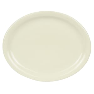 192-NR13 11 1/2" Platter w/ Narrow Rim, Cream White, Kingsmen White