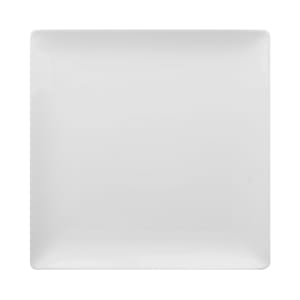 192-SL10C 10 7/8" Square Coupe Plate -  Ultra Bright White, Slate