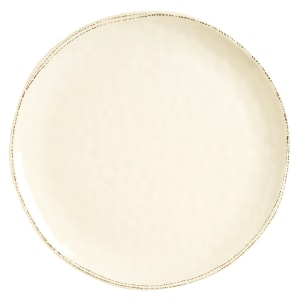 192-FH570MEL 16" Round Farmhouse Platter - Melamine, Cream White