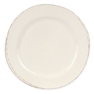192-FH604 12" Round Farmhouse Plate - Porcelain, Cream White